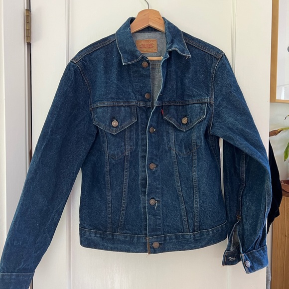 LEVI’S Vintage 1970s Blue Denim Trucker Jacket - Picture 1 of 6